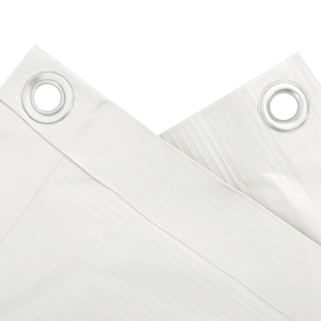 vidaXL Περίφραξη Μπαλκονιού Προστατευτική Λευκή 300x120 εκ. από PVC