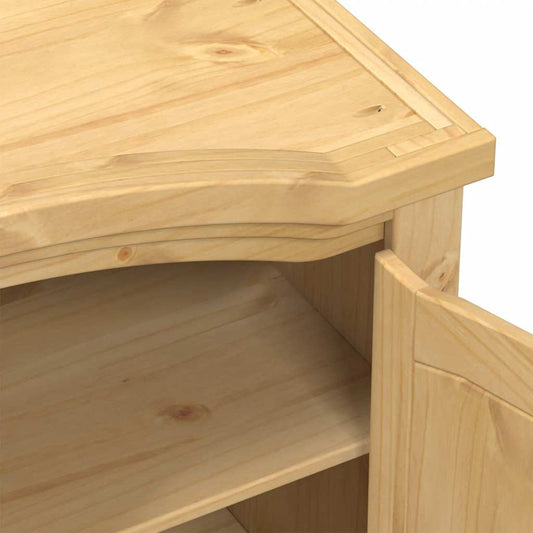 vidaXL Ντουλάπα Corona 151,5 x 52 x 170 εκ. από Μασίφ Ξύλο Πεύκου