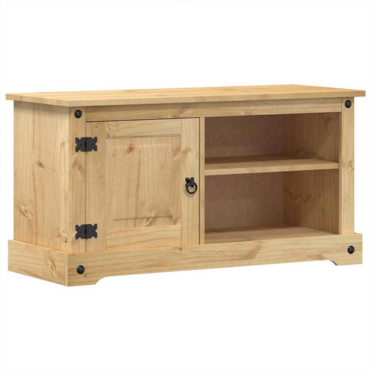 vidaXL Έπιπλο Τηλεόρασης Corona 100x40x52 εκ. από Μασίφ Ξύλο Πεύκου