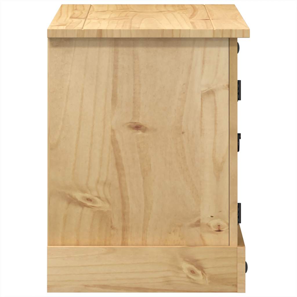 vidaXL Έπιπλο Τηλεόρασης Corona 100x40x52 εκ. από Μασίφ Ξύλο Πεύκου