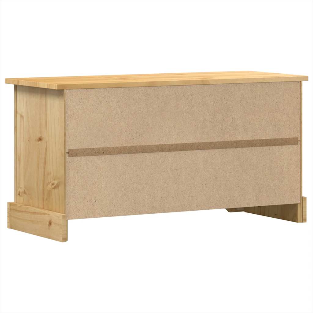 vidaXL Έπιπλο Τηλεόρασης Corona 100x40x52 εκ. από Μασίφ Ξύλο Πεύκου