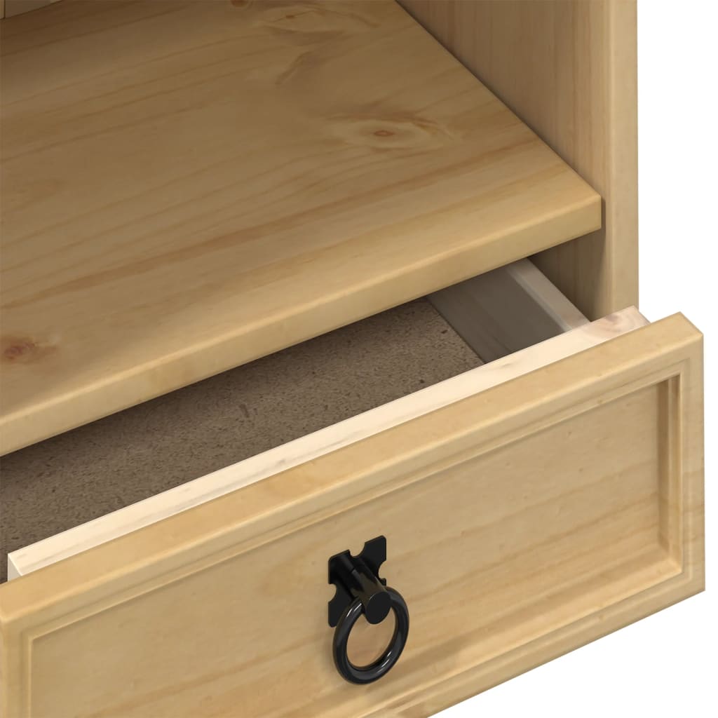 vidaXL Έπιπλο για CD Corona 40x30x110 εκ. από Μασίφ Ξύλο Πεύκου