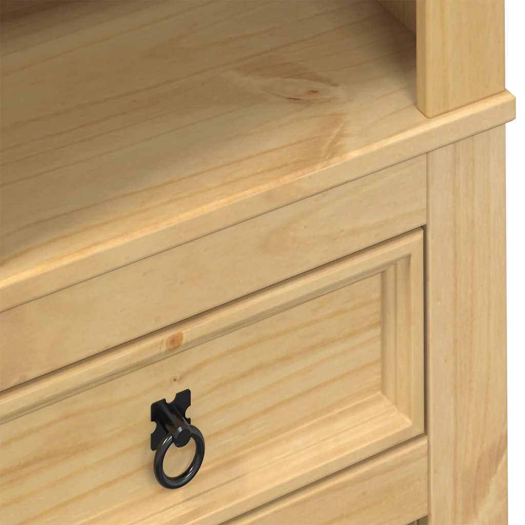 vidaXL Ραφιέρα Κρασιών Corona 56x35x134,5 εκ. από Μασίφ Ξύλο Πεύκου