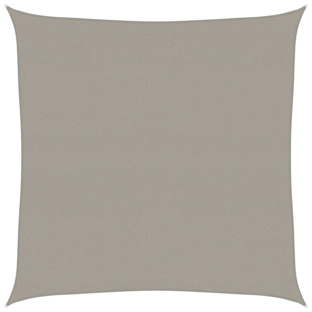vidaXL Πανί Σκίασης Τετράγωνο Αν. Γκρι 4,5x4,5 μ. από HDPE 160 γρ./μ²