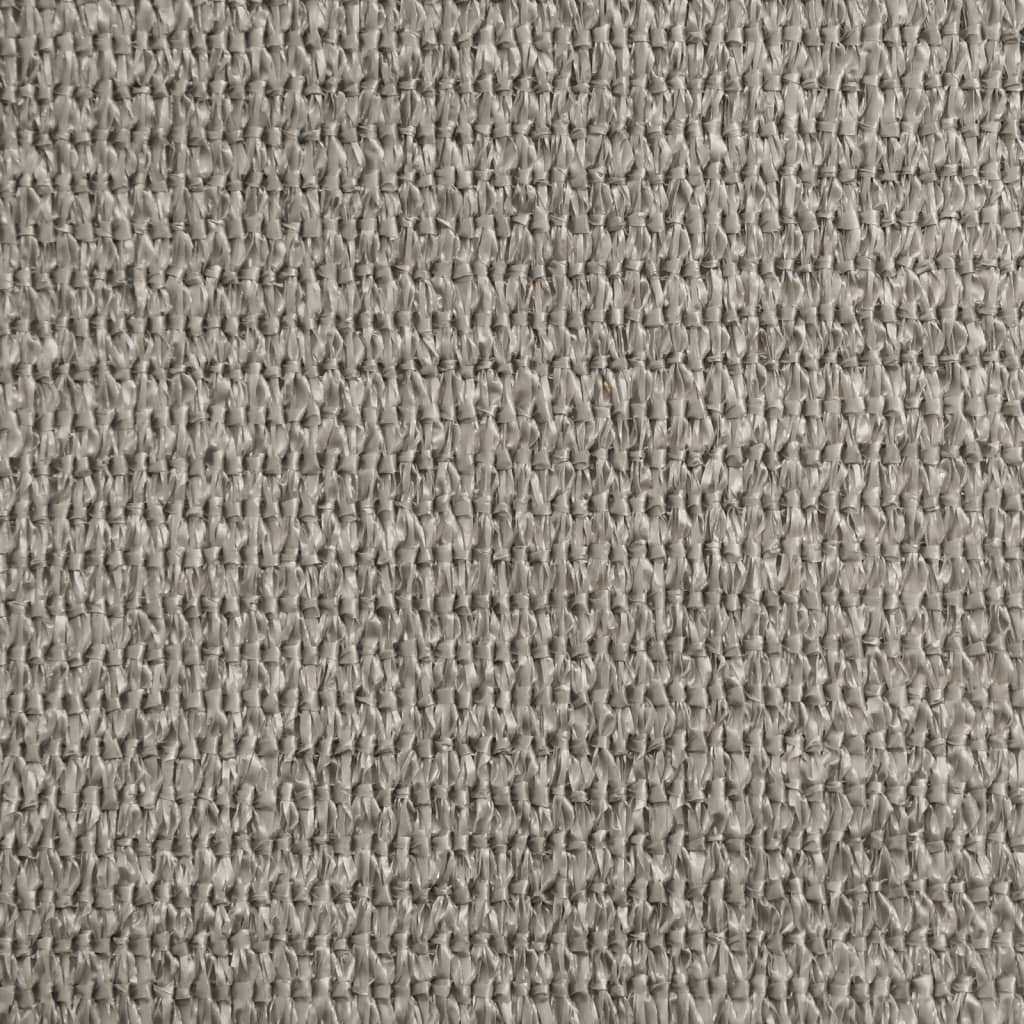 vidaXL Πανί Σκίασης Ορθογώνιο Ανοιχτό Γκρι 3x4,5 μ. HDPE 160 γρ./μ²