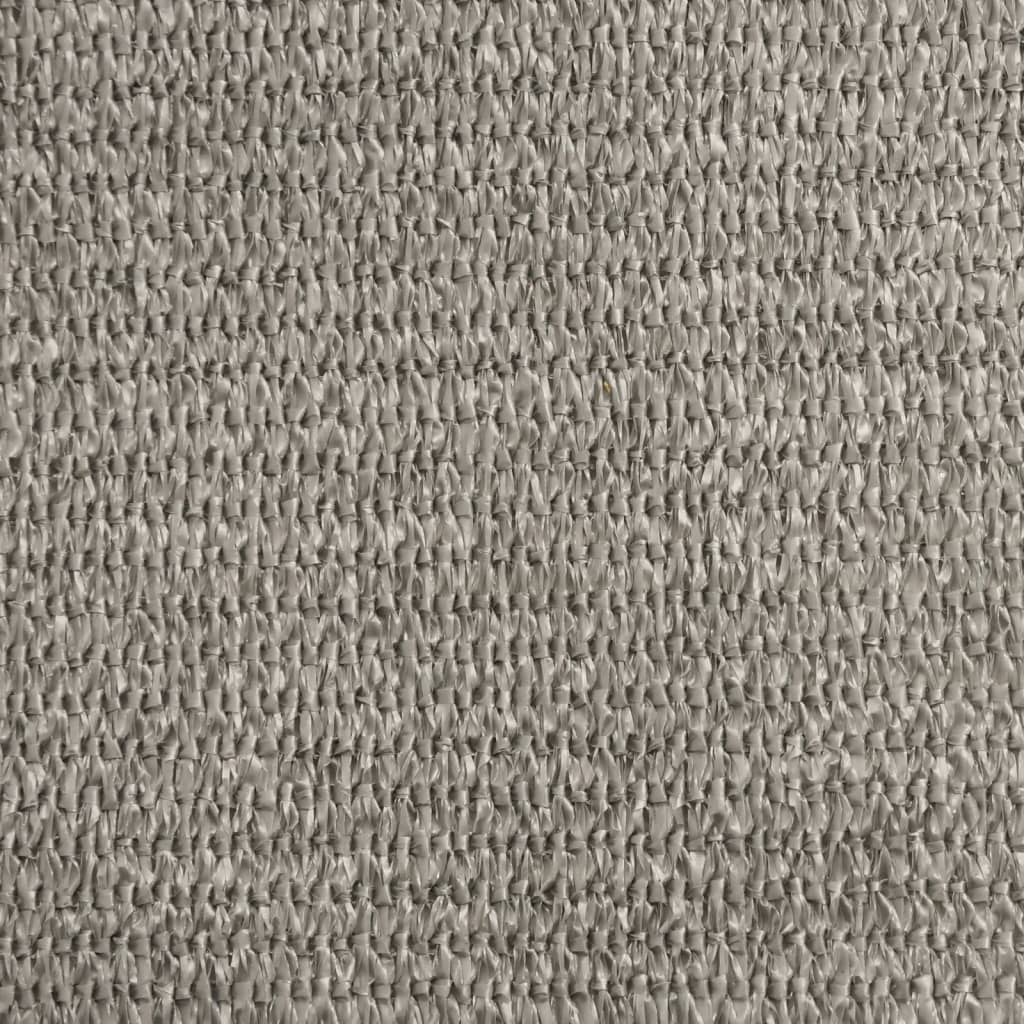 vidaXL Πανί Σκίασης Ορθογώνιο Ανοιχτό Γκρι 4x7 μ. HDPE 160 γρ./μ²