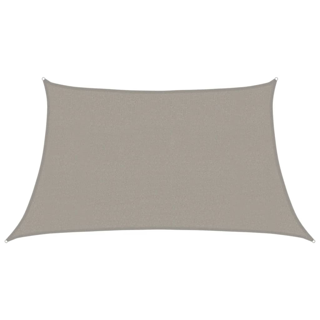 vidaXL Σκίαστρο Πανί 160 g/m² Τραπέζιο Ανοιχτό Γκρι 3/4 x 2 μ. HDPE