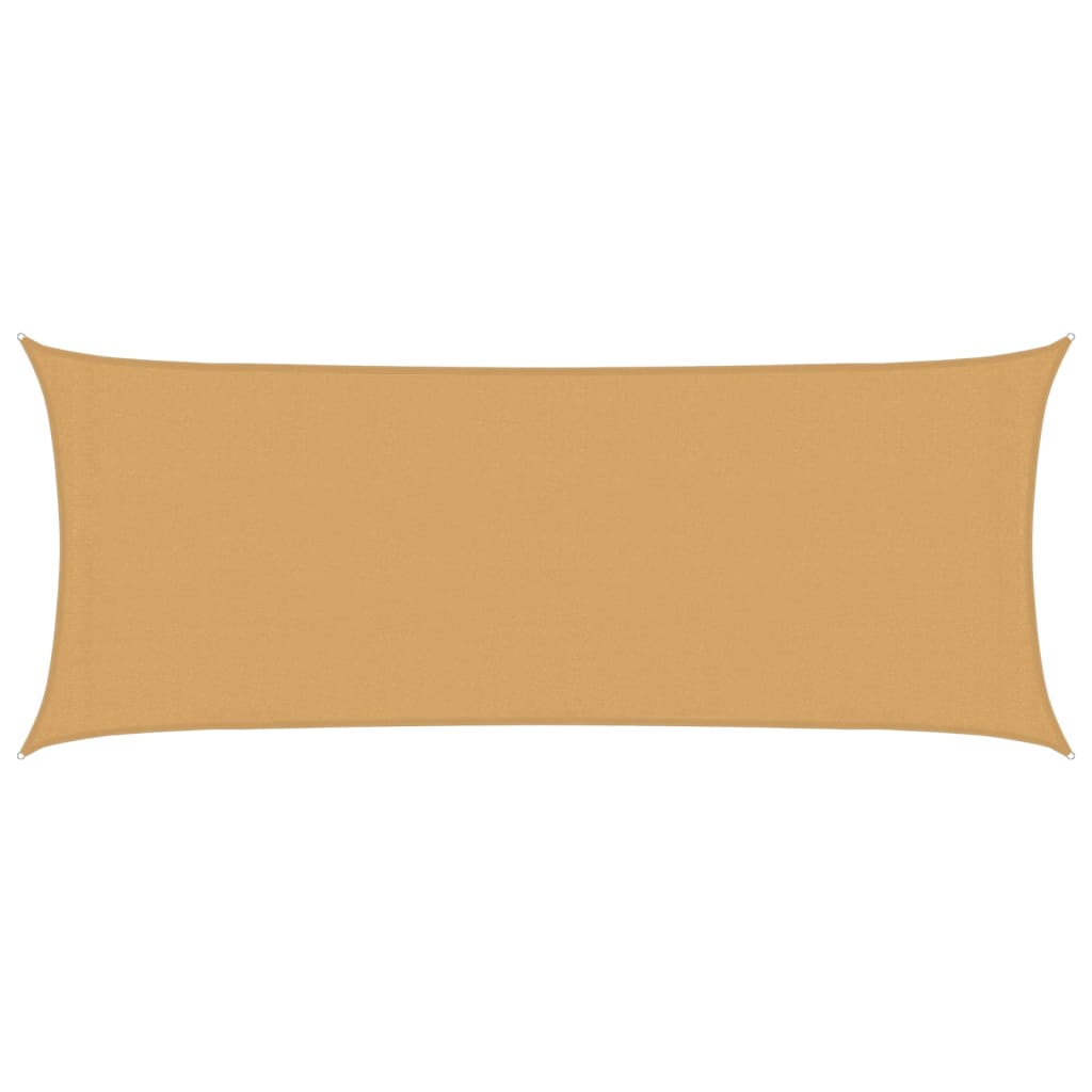 vidaXL Πανί Σκίασης Ορθογώνιο Άμμου 2x4,5 μ. HDPE 160 γρ./μ²