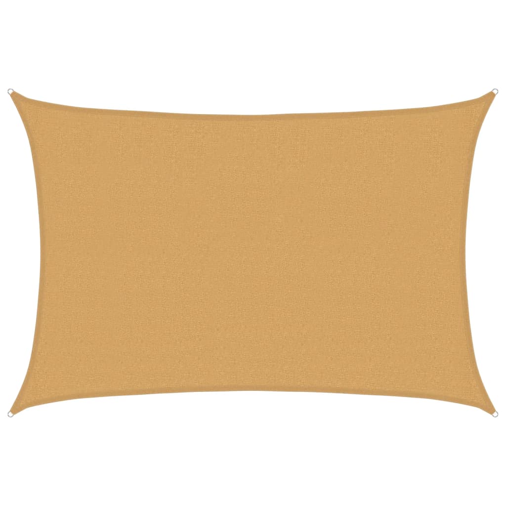 vidaXL Πανί Σκίασης Ορθογώνιο Άμμου 2,5x4 μ. HDPE 160 γρ./μ²