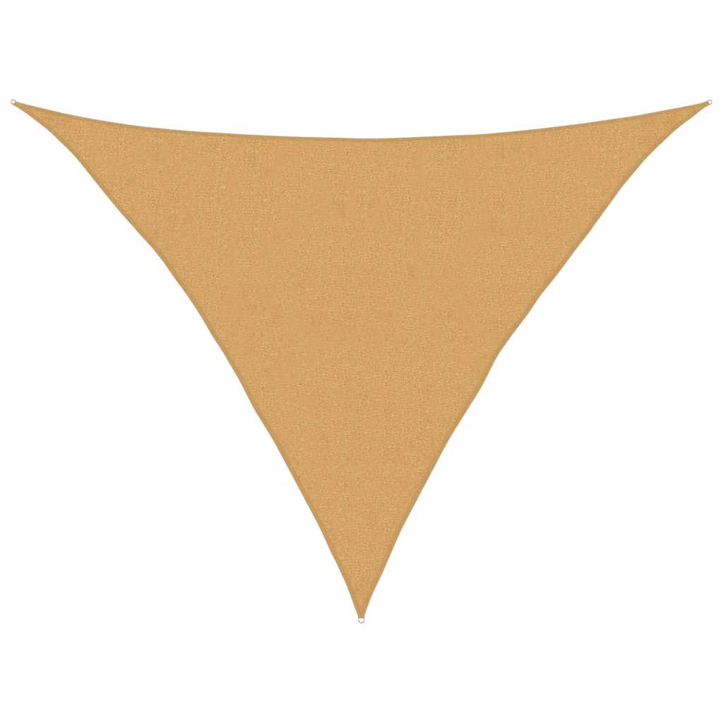vidaXL Πανί Σκίασης 160 γρ./μ² Τριγωνικό Άμμος 2,5x2,5x3,5 μ. HDPE