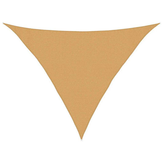 vidaXL Πανί Σκίασης 160 γρ./μ² Τριγωνικό Άμμος 3x3x4,2 μ. HDPE