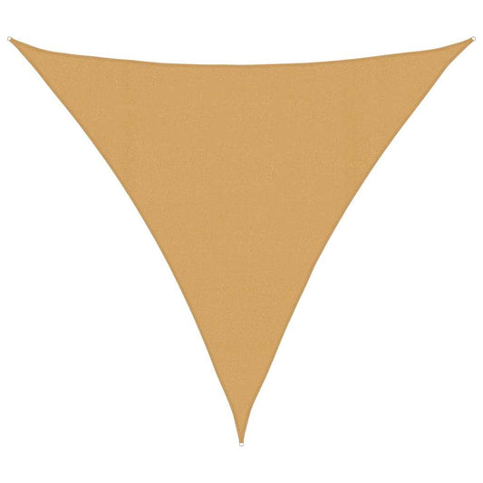 vidaXL Πανί Σκίασης 160 γρ./μ² Τριγωνικό Άμμος 4,5x4,5x4,5 μ. HDPE