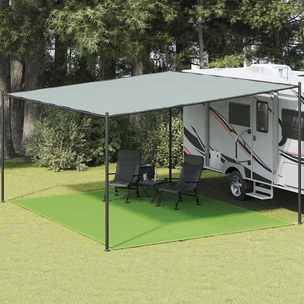 vidaXL Χαλί Σκηνής Ανοιχτό Πράσινο 400x500 εκ. από HDPE