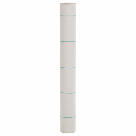 vidaXL Μεμβράνη Εδαφοκάλυψης Λευκή 1x10 μ. από Πολυπροπυλένιο