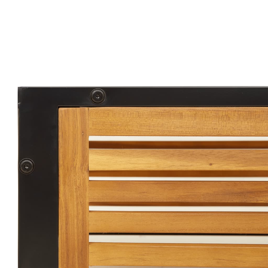 vidaXL Σαλόνι Κήπου Σετ 9 Τεμαχίων από Μασίφ Ξύλο Ακακίας με Μαξιλάρια