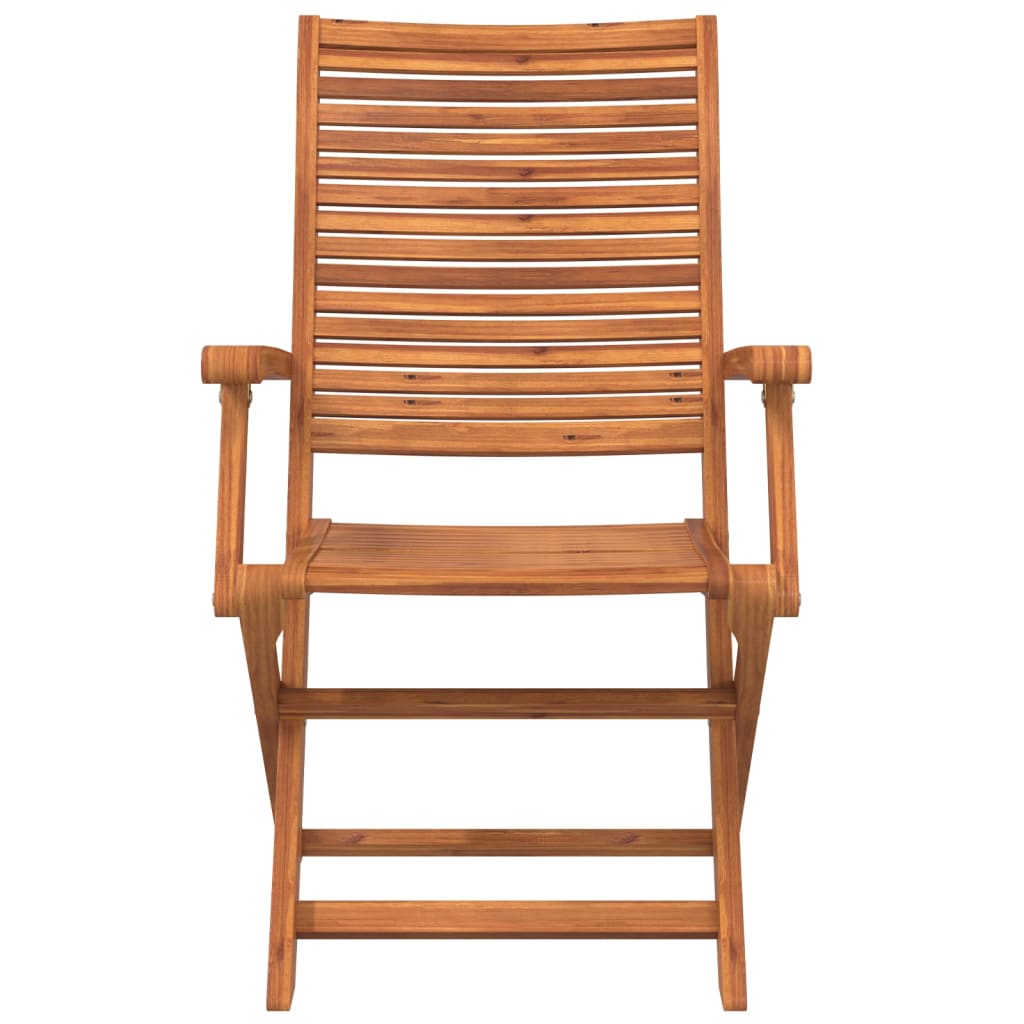 vidaXL Καρέκλες Κήπου Πτυσσόμενες 8 τεμ. 57x66x95 εκ. Μασίφ Ακακία
