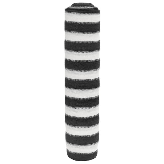 vidaXL Δίχτυ Σκίασης Ανθρακί/Λευκό 2 x 25 μ. από HDPE 75 γρ./μ²