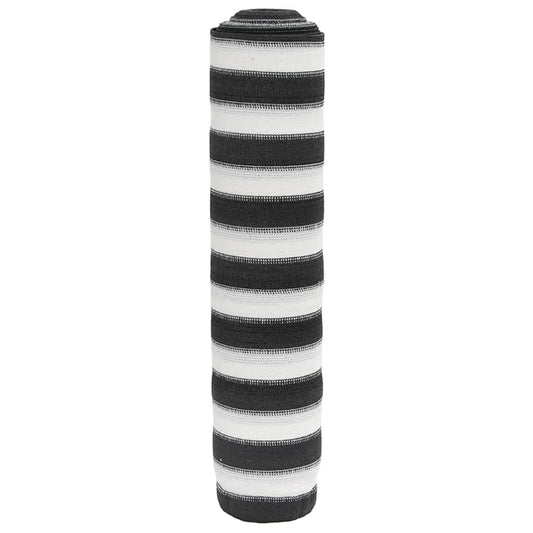 vidaXL Δίχτυ Προστασίας Απορρήτου Ανθρακί και Λευκό 1x10 μ. HDPE 150 g/m²