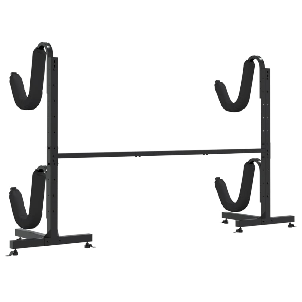 vidaXL Ράφι Αποθήκευσης Καγιάκ για 2 Καγιάκ 250x57x127,5 εκ. Ατσάλι