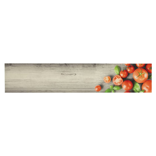 vidaXL Χαλί Κουζίνας Πλενόμενο Σχέδιο Tomatoes 60 x 300 εκ. Βελούδινο