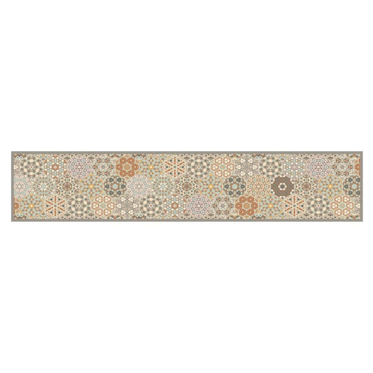 vidaXL Χαλί Κουζίνας Πλενόμενο Παστέλ Εξάγωνο 60x300 εκ. Βελούδινο