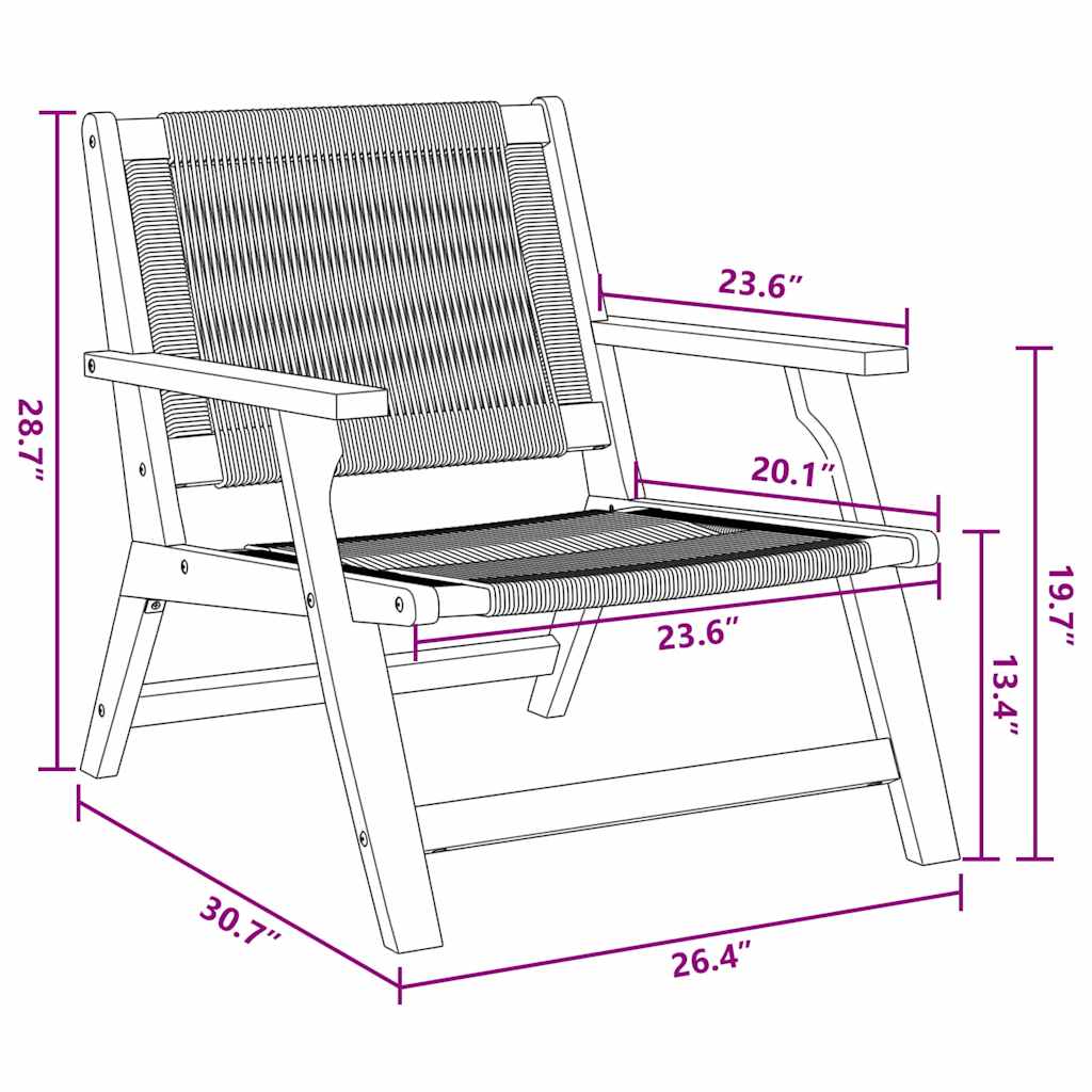 vidaXL Κήπου Καρέκλες με Τραπέζι 3 pcs Γκρι 45 x 45 x 40 cm