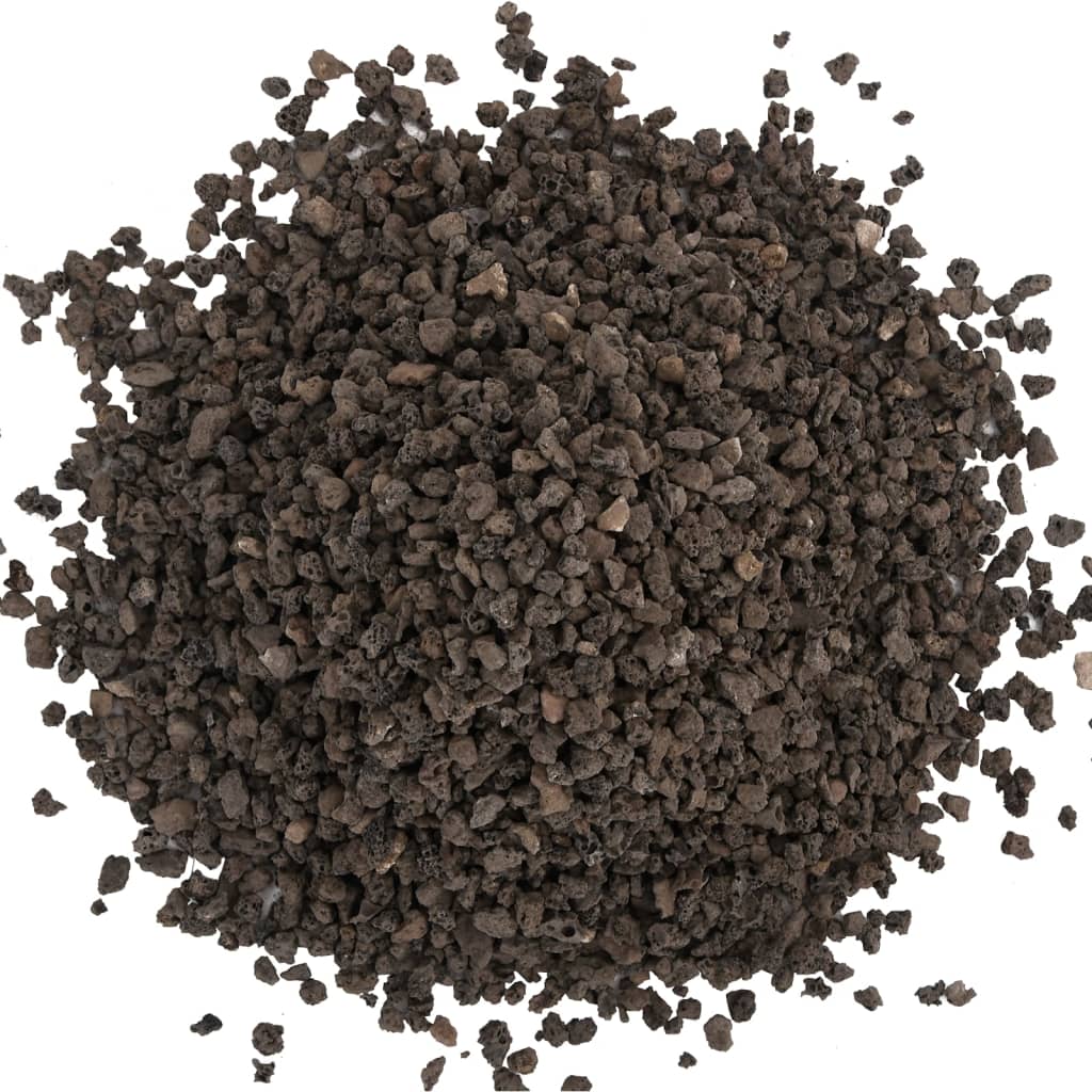 vidaXL Χαλίκι Βασάλτη Φυσικό Μαύρο 25 κιλά 5-8 χιλ.
