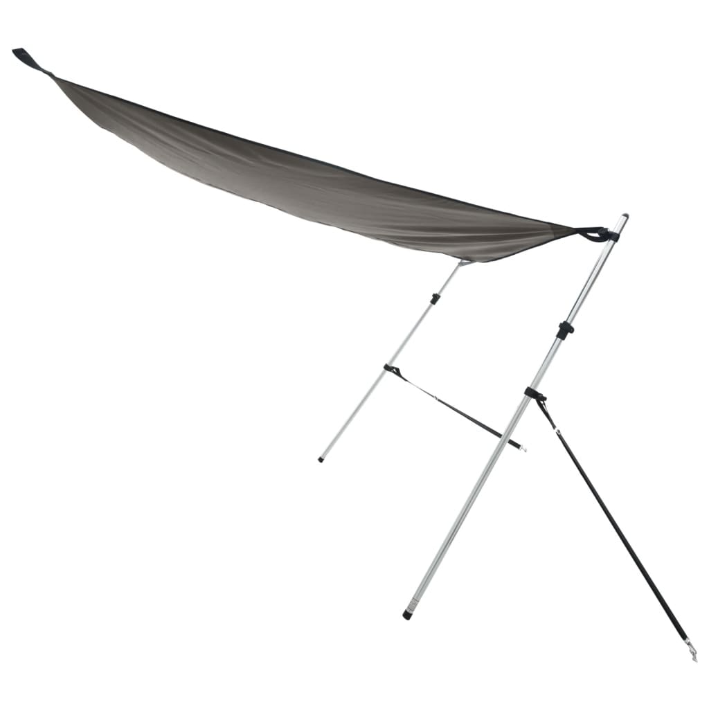 vidaXL Επέκταση Σκιάστρου Σχήμα Τ Ανθρακί 174x205x(115-194) εκ.