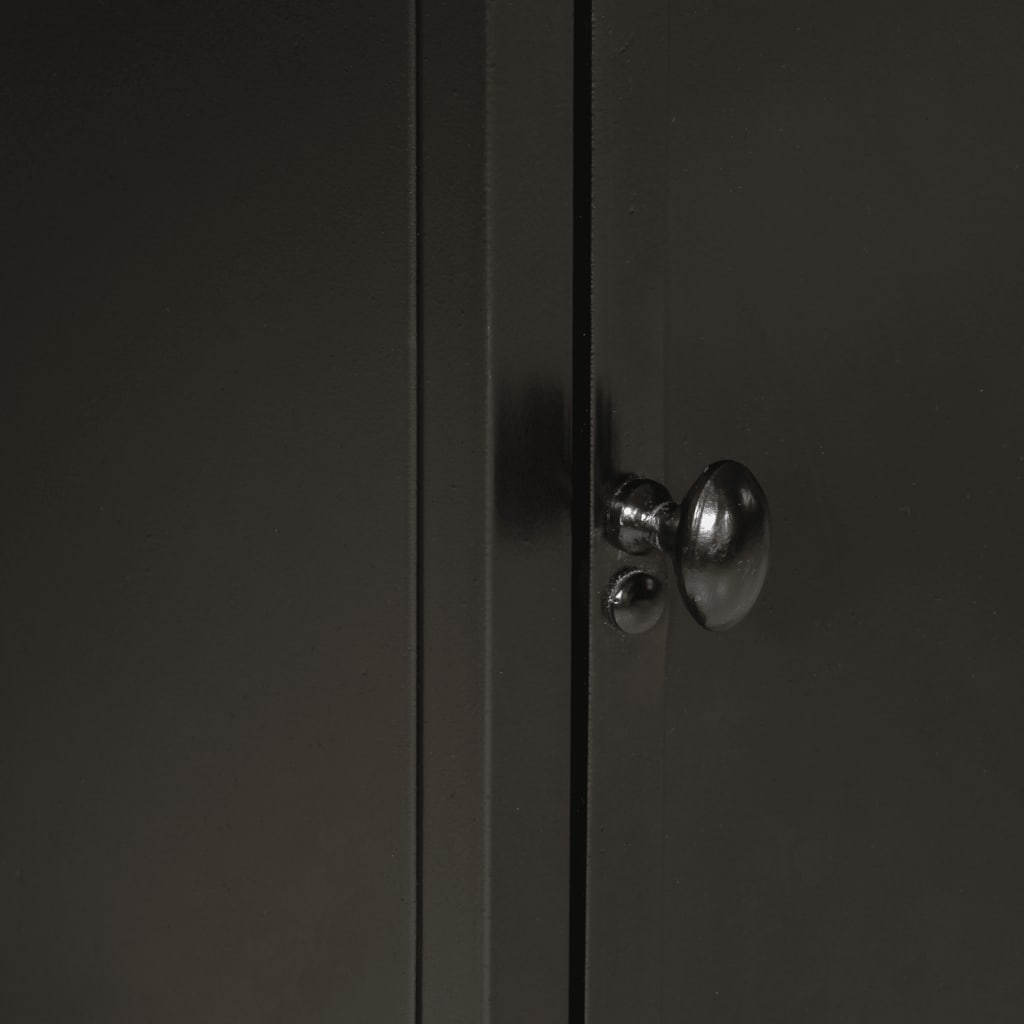 vidaXL Ντουλάπι Μπάνιου 40 x 27 x 180 εκ. Σίδηρο και Μασίφ Ξύλο Μάνγκο