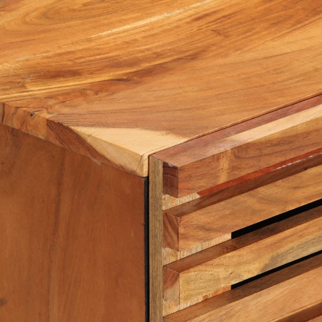 vidaXL Ντουλάπια 2 τεμ. 60 x 34 x 75 εκ. από Μασίφ Ξύλο Ακακίας