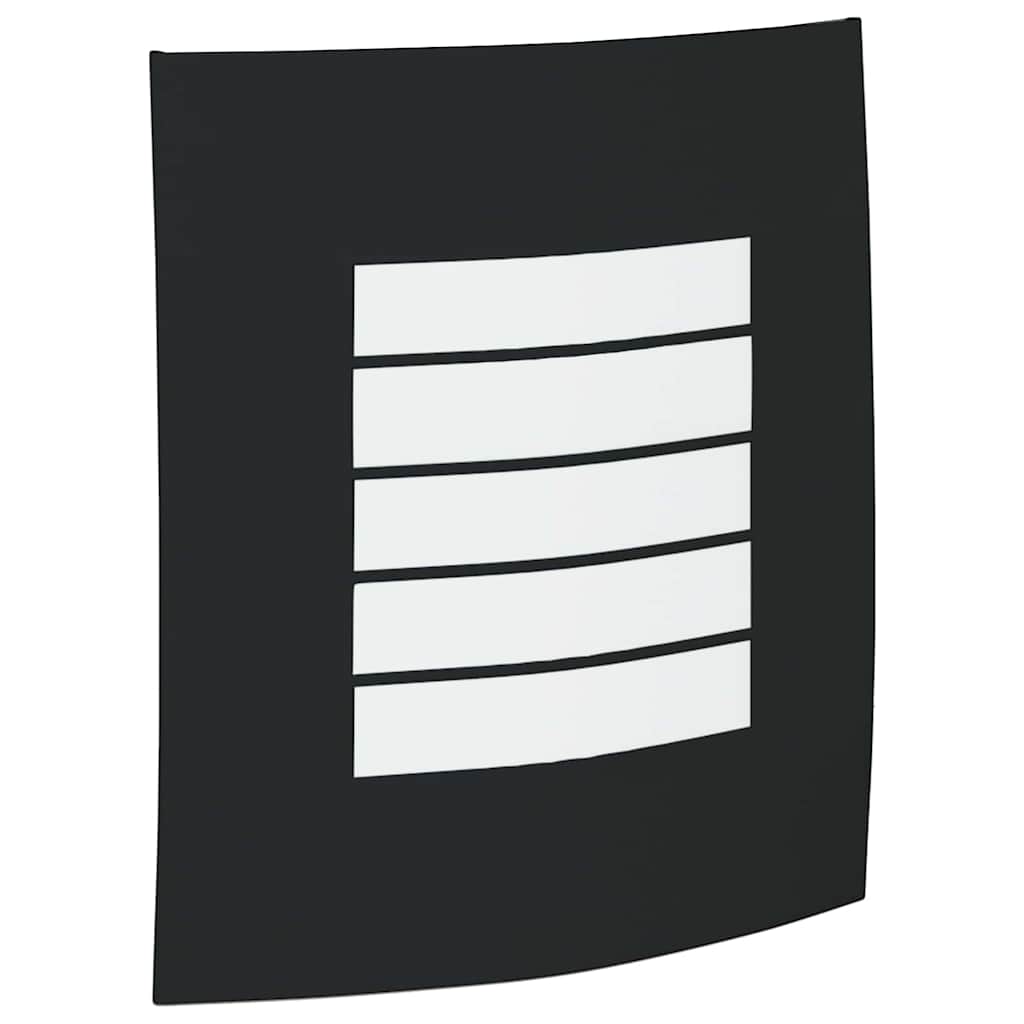 vidaXL Φωτιστικό Τοίχου Για Εξωτερικούς Χώρους 2 pcs Μαύρο