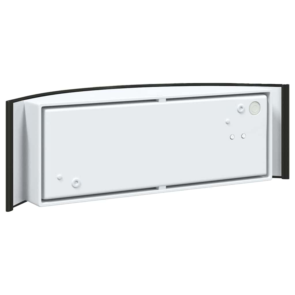 vidaXL Φωτιστικό Τοίχου Για Εξωτερικούς Χώρους 2 pcs Μαύρο