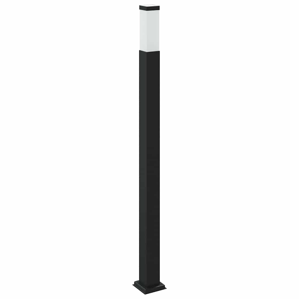 vidaXL Φωτιστικό Κολωνάκι με Πρίζα Μαύρο 110 εκ. IP44