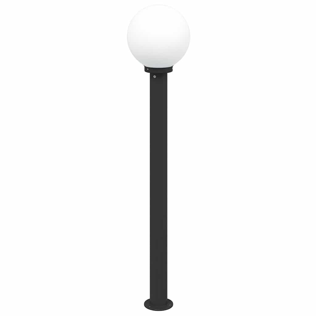 vidaXL Φωτιστικό Κολωνάκι Μαύρο IP44 120 εκ.
