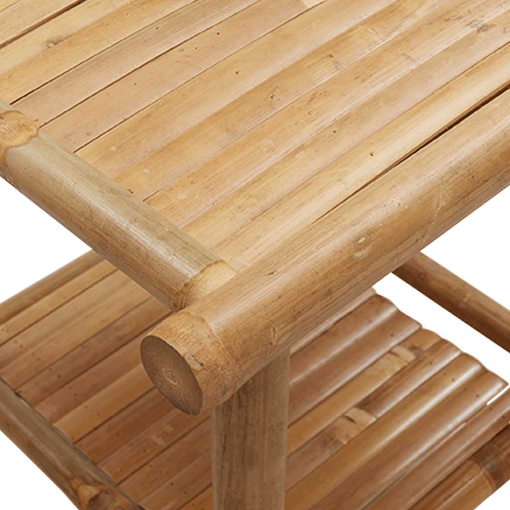vidaXL Τραπεζάκι Σαλονιού 45 x 45 x 45 εκ. από Μπαμπού