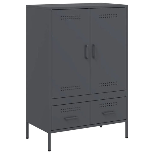 vidaXL Ντουλάπι Ανθρακί 68x39x101,5 εκ. από Χάλυβα