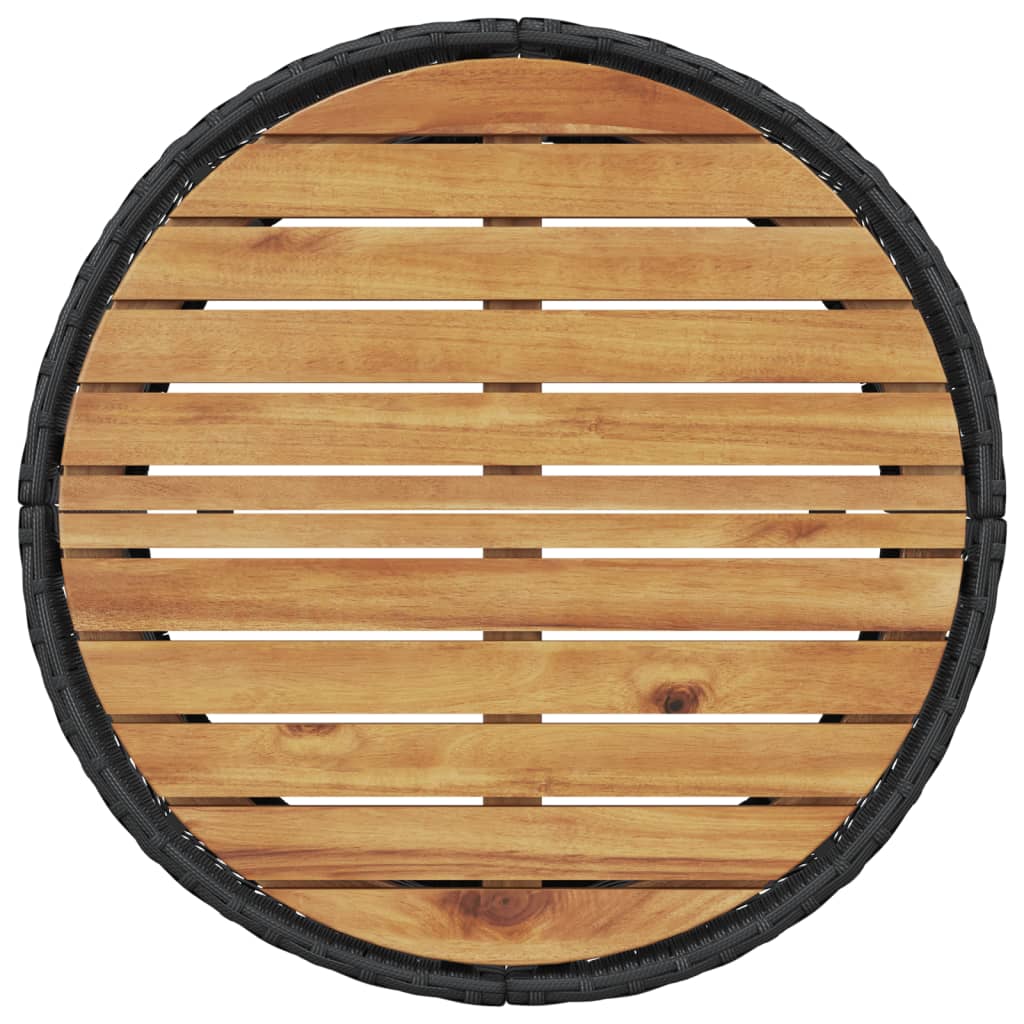 vidaXL Σετ Καναπέ Κήπου 3 Τεμαχίων Ημιστρόγγυλο Γκρι Συνθετικό Ρατάν