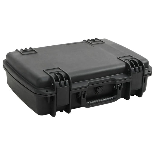 vidaXL Θήκη Πτήσης Φορητή Μαύρη 50,5x37x14,5 εκ. από Πολυπροπυλένιο
