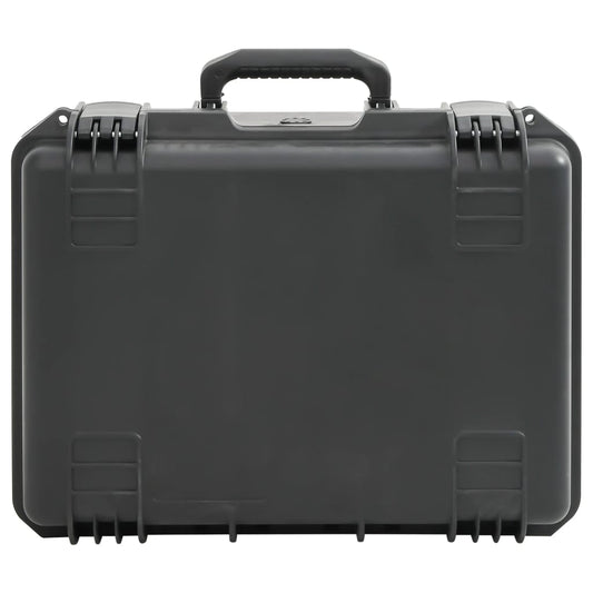 vidaXL Θήκη Πτήσης Φορητή Μαύρη 49x38x23 εκ. από Πολυπροπυλένιο