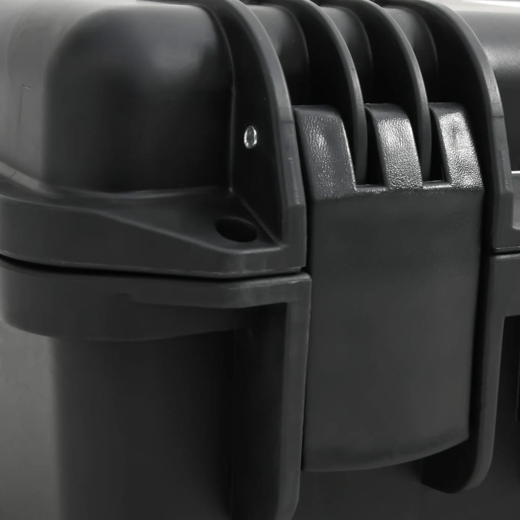 vidaXL Θήκη Πτήσης Φορητή Μαύρη 49x38x23 εκ. από Πολυπροπυλένιο