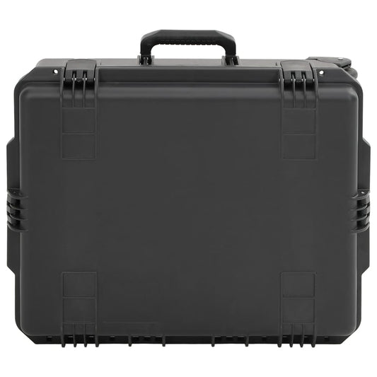 vidaXL Θήκη Πτήσης Φορητή Μαύρη 62,5x50x28,5 εκ. από Πολυπροπυλένιο