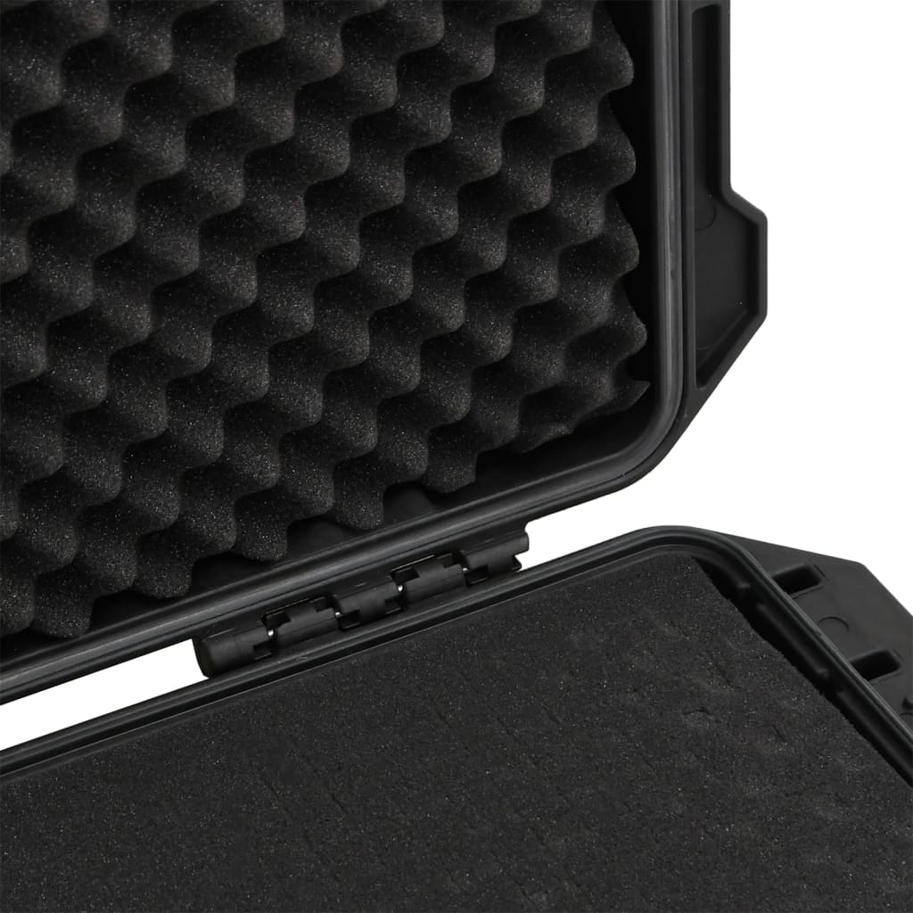 vidaXL Θήκη Πτήσης Φορητή Μαύρη 100,5x42x17 εκ. από Πολυπροπυλένιο