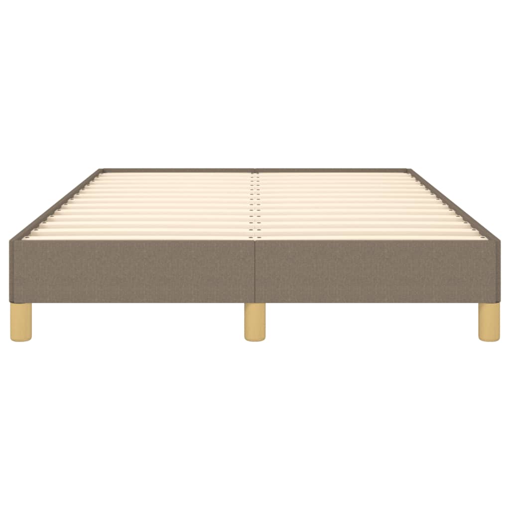 vidaXL Πλαίσιο Κρεβατιού χωρίς στρώμα Taupe 120x190 εκ. Υφασμάτινο