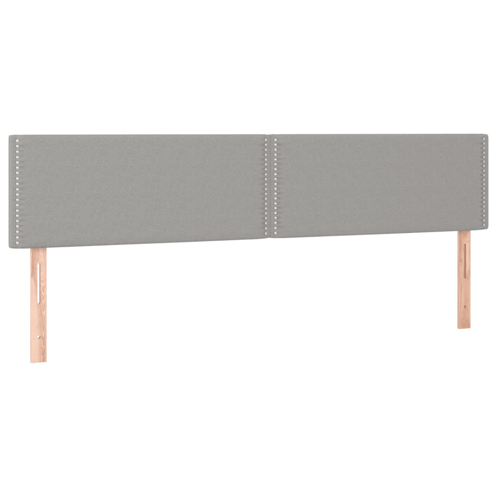 vidaXL Κρεβάτι Boxspring με Στρώμα Ανοιχτό Γκρι 120x190 εκ. Υφασμάτινο