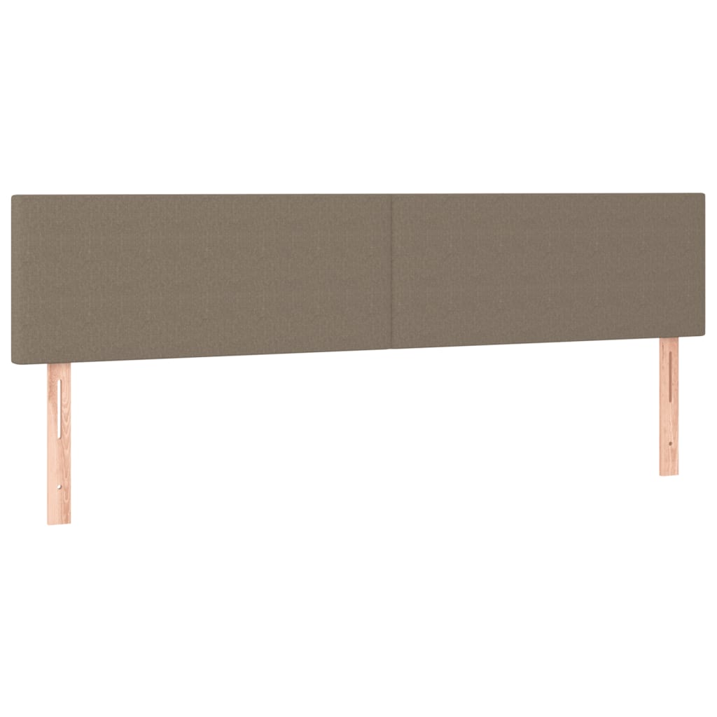 vidaXL Πλαίσιο Κρεβατιού χωρίς στρώμα Taupe 120x190 εκ. Υφασμάτινο