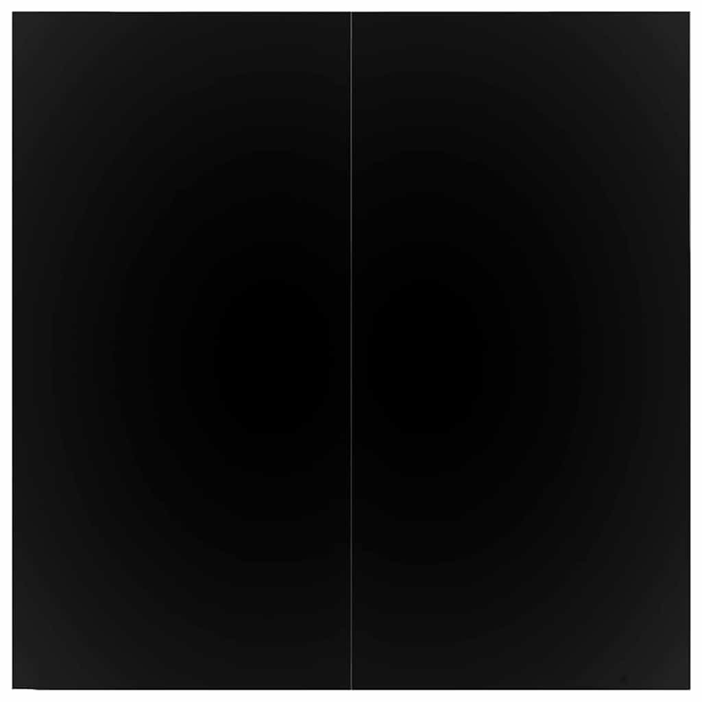 vidaXL Σετ Γευμάτων 5 Τεμαχίων Μαύρο Πολυ Ρατάν