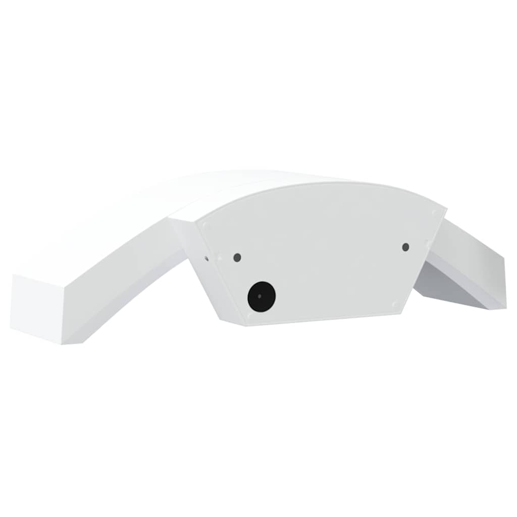 vidaXL Φωτιστικά Εξ. Χώρου LED 2 Τεμ. Λευκό από Χυτό Αλουμίνιο