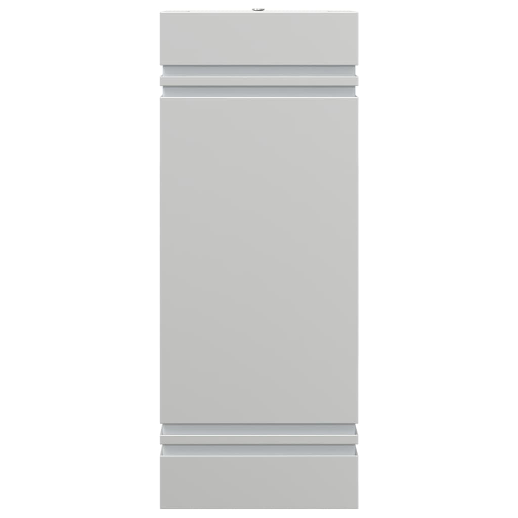 vidaXL Φωτιστικά Τοίχου Εξωτερ. Χώρου 2 τεμ. Ασημί Ανοξείδωτο Ατσάλι