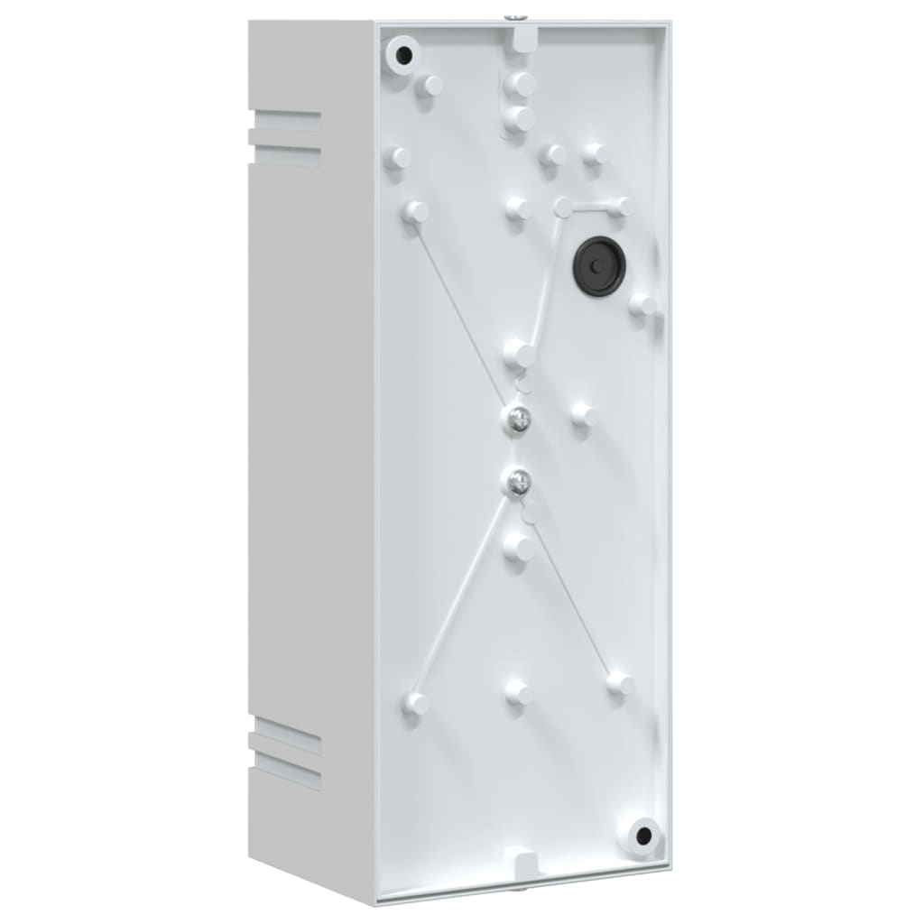 vidaXL Φωτιστικά Τοίχου Εξωτερ. Χώρου 2 τεμ. Ασημί Ανοξείδωτο Ατσάλι