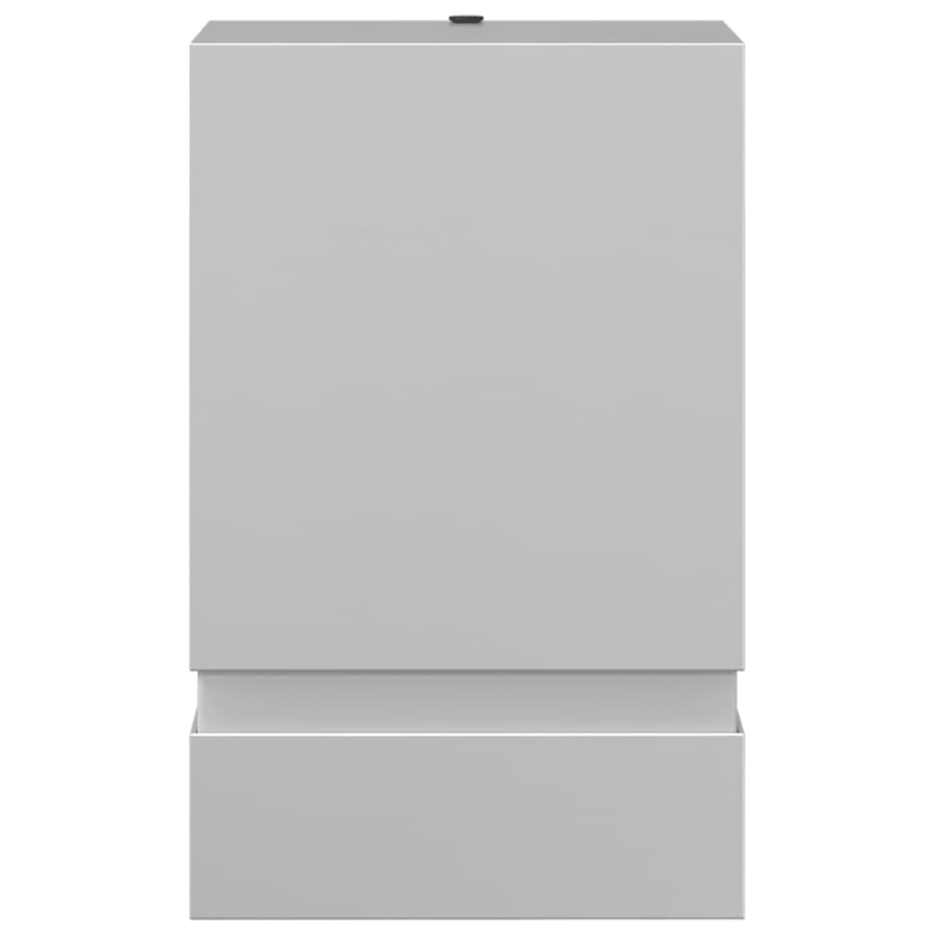 vidaXL Φωτιστικό Τοίχου Εξωτερικού Χώρου Ασημί από Ανοξείδωτο Ατσάλι